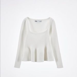 COPY - ZARA NWT Peplum Sweater / Top